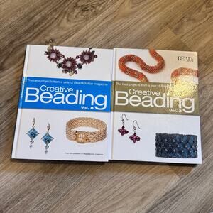 Vintage Creative Beading Books Vol 3 & 8 Jewelry Making Books